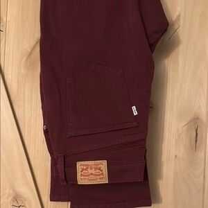 Levi's Women’s  Burgundy Jeans